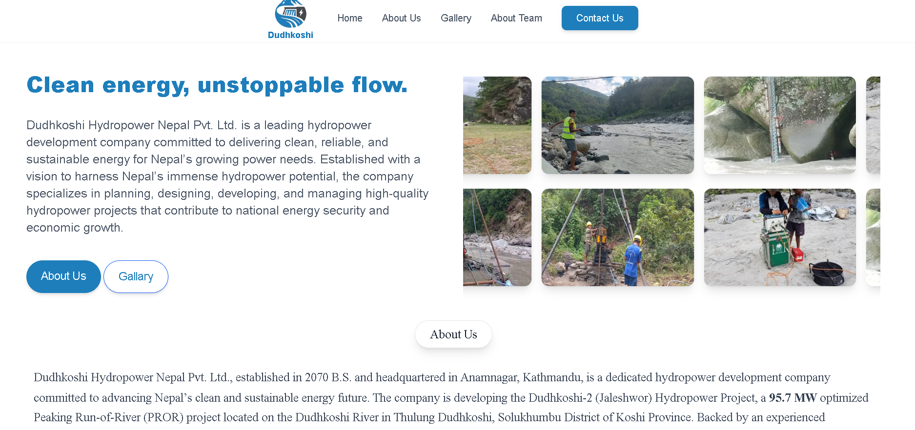 Dudhkoshi Hydropower